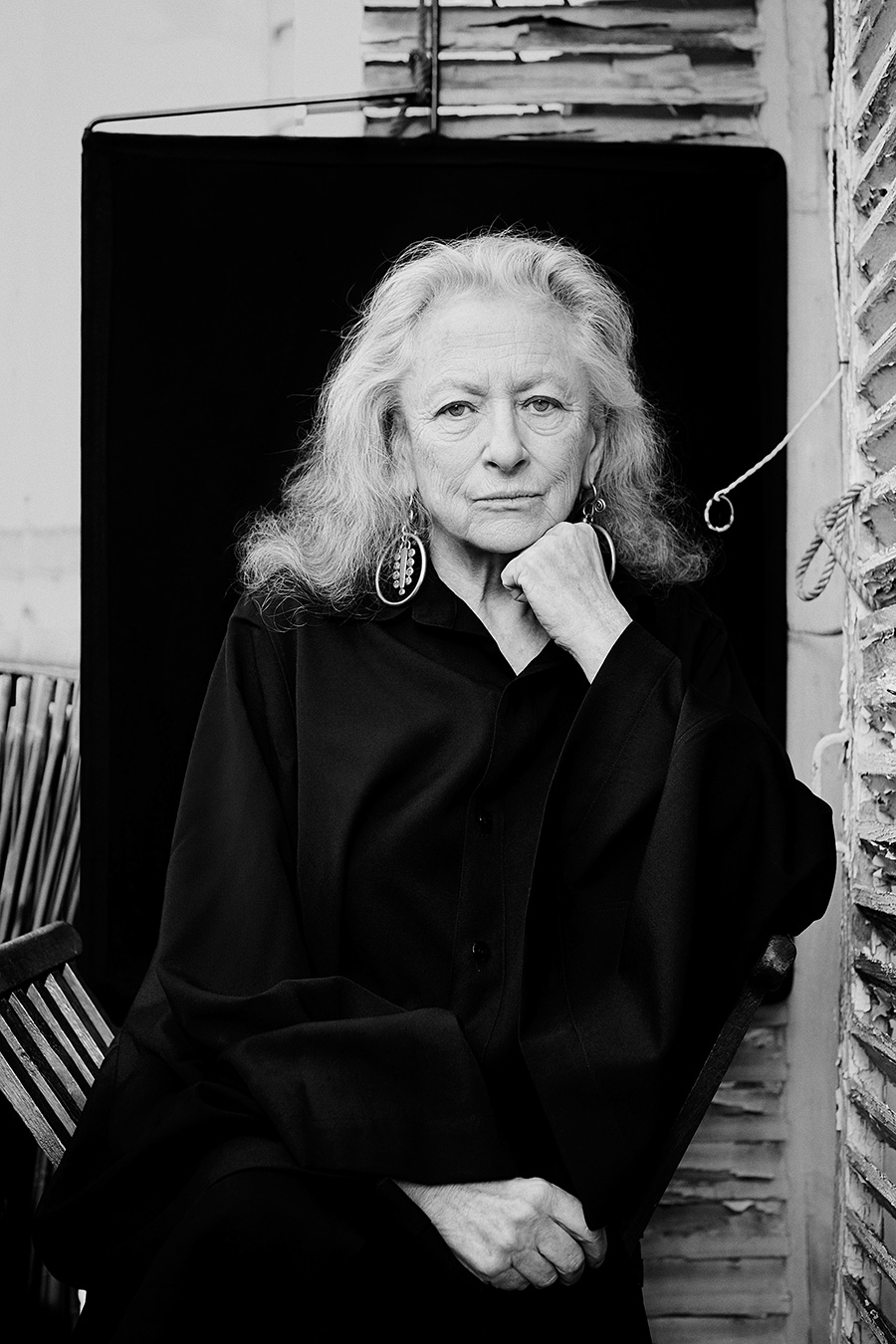 Irene Silvagni in vintage Yohji Yamamoto. © René Habermacher